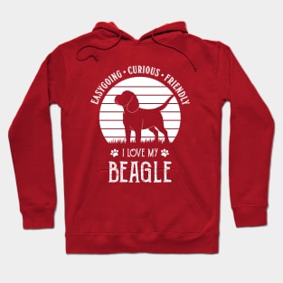 Beagle Dog Minimalist Design Hoodie